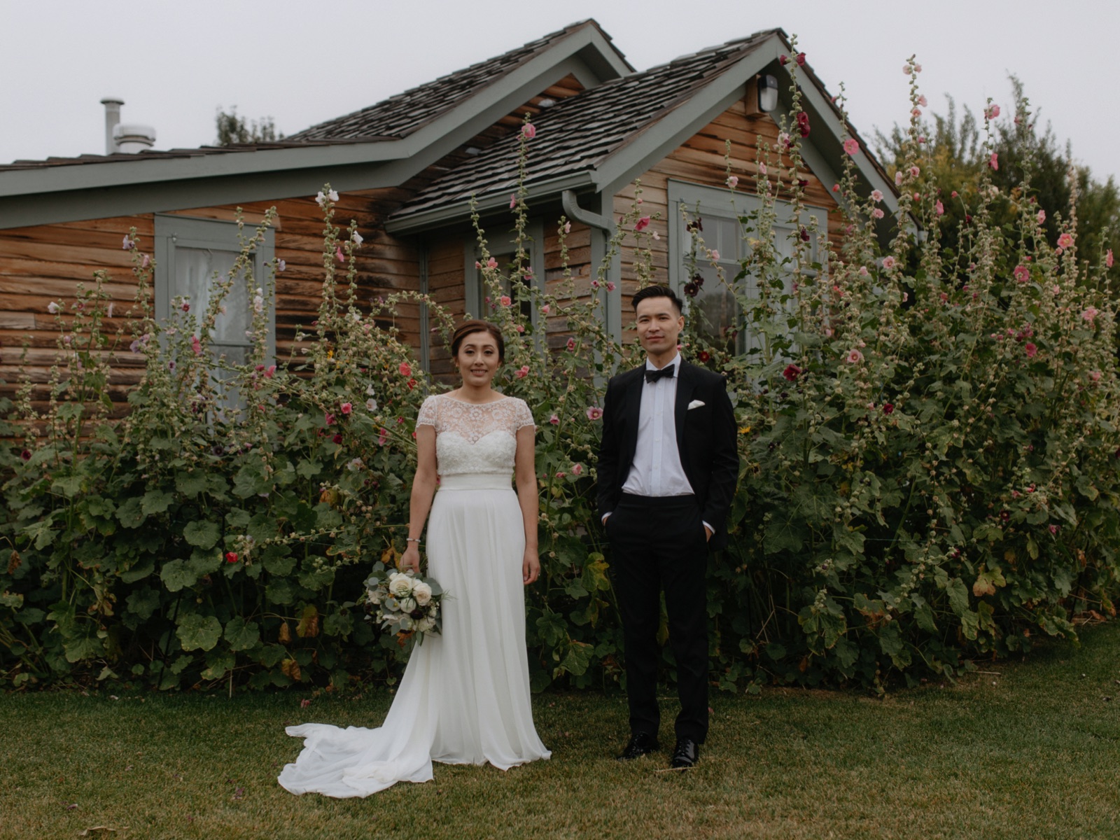 Wedding portraits around the Coutts Centre grounds in Nanton