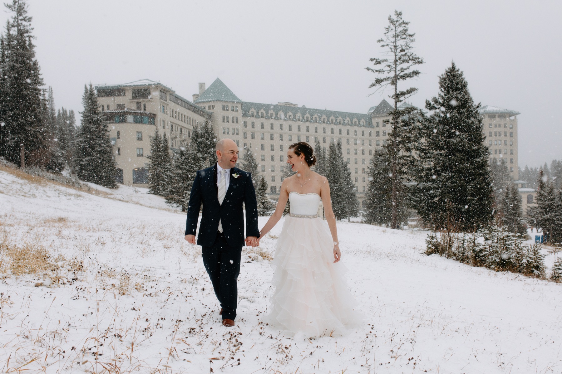 Winter wedding inspiration at Chateau Lake Louise