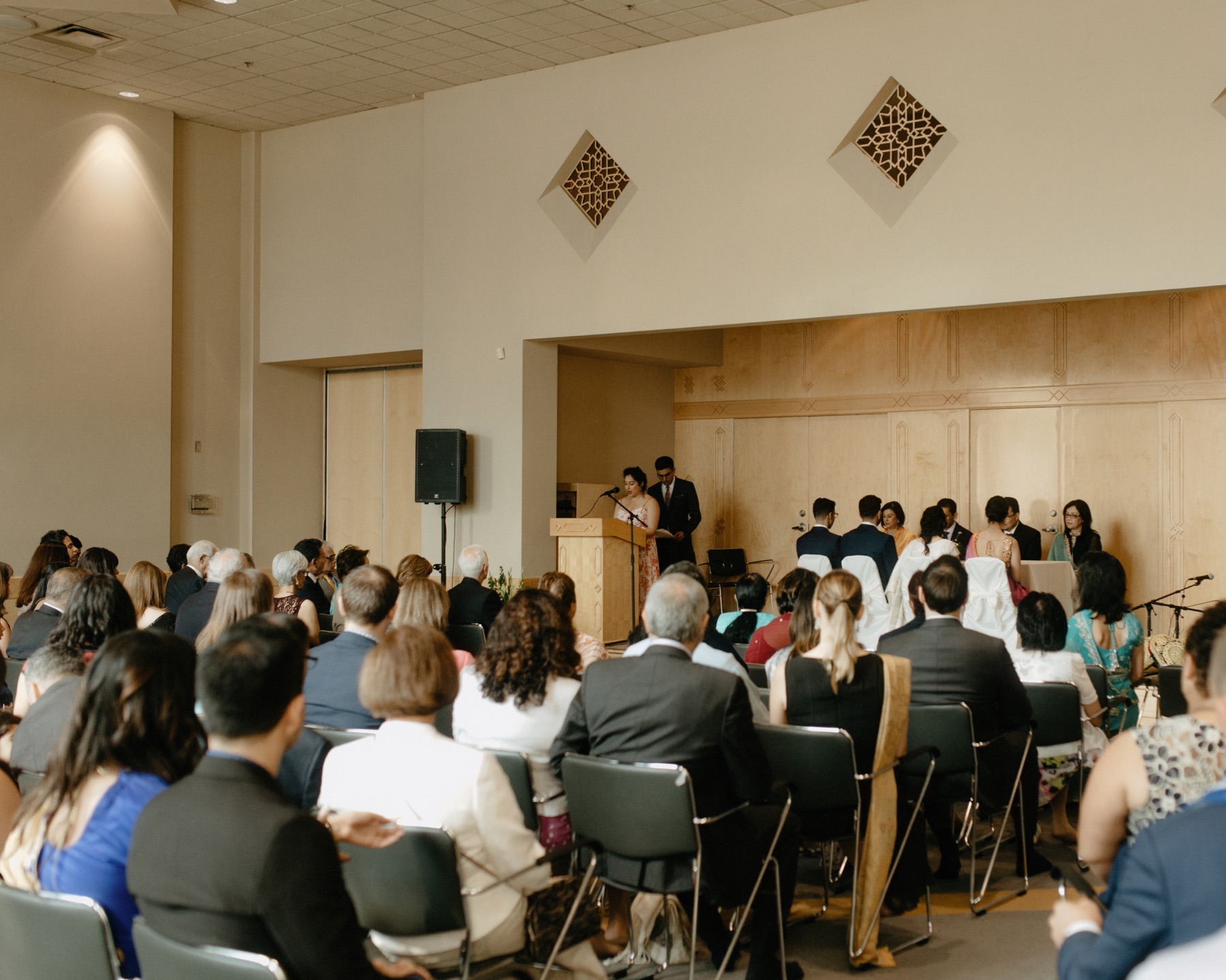 Nikkah ceremony at Calgary Ismaili Jamatkhana